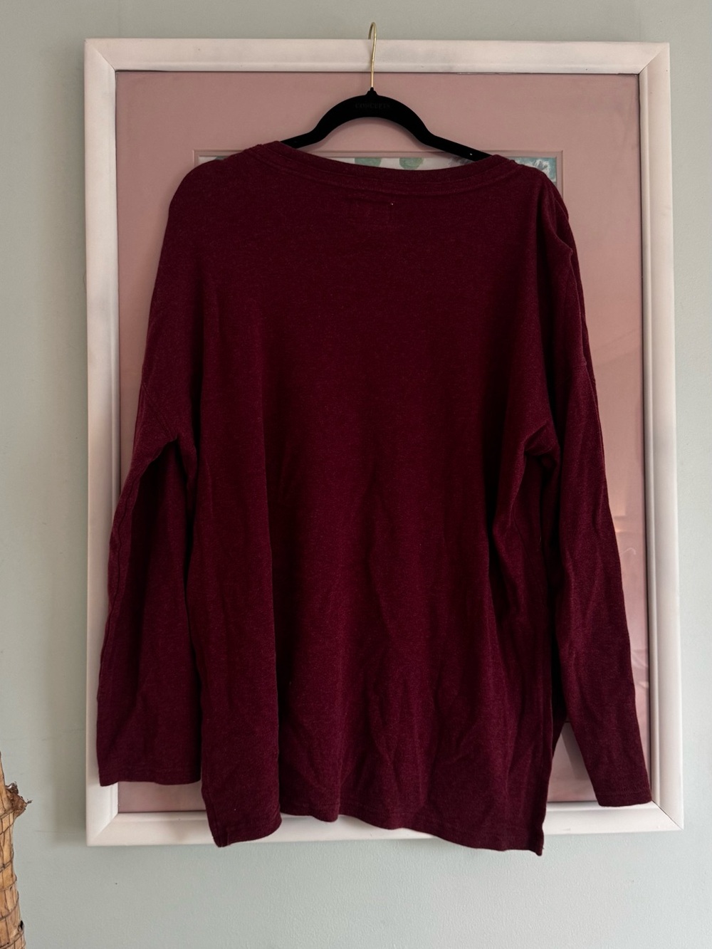 Pact Women's Burgundy Long-Sleeve Pullover Sweatshirt - Picture 3 of 5